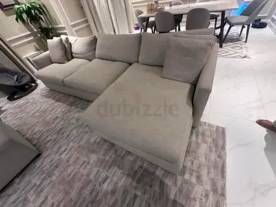 Perfect Like new Condition Crate&Barrel Lounge Deep feather filled L Shape Sofa