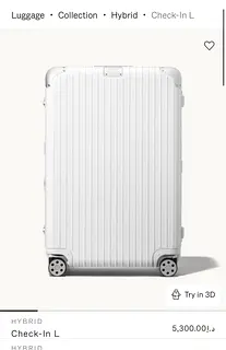 Classifieds: Original RIMOWA Check-in Luggage -Large | dubizzle Dubai