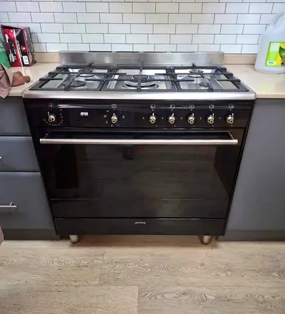 Smeg top gas oven electric cooker 90x60cm