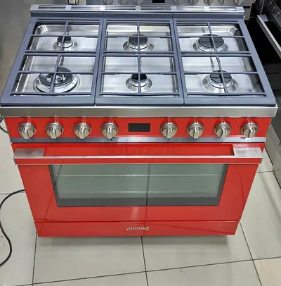 Smeg 6 Burner Range Cooker 90cm | Gas Hob Electric Oven | Like New