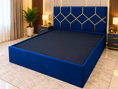 Queen Bed Frame Luxury Design Size 150*190Cm