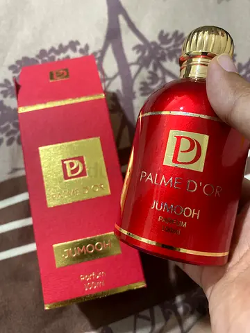 Palme D'or Jumhoor Perfume - 100ml (red bottle) - almost full