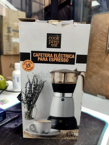 Cook Prep Eat Electric Espresso Coffee Maker - Moka Style