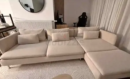 IKEA Soderhamn L shape Sofa Beige