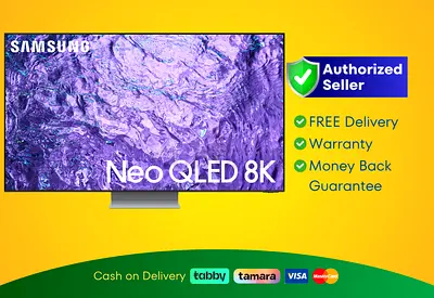 Samsung 55 inch TV Smart Neo QLED - 8K, | Brand New | Warranty | FREE Delivery