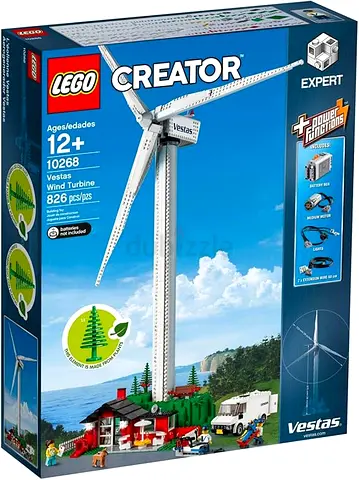 LEGO Creator Expert 10268 Vestas Wind Turbine - 826 pcs - New (Sealed Box) - Retired Set