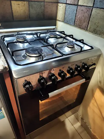 GLEM GAS ITALY 60x60 (LPG Cylinder + NATURAL GAS) Burner+ Oven + Rotisserie