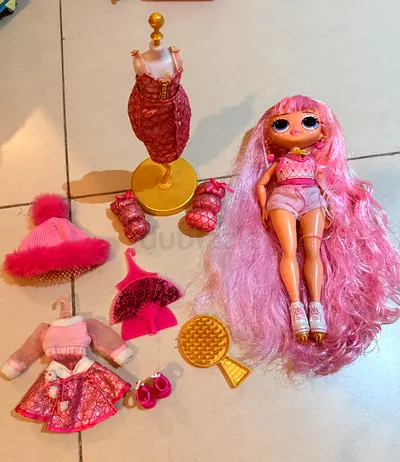 Pink Fashion OMG doll with accessories