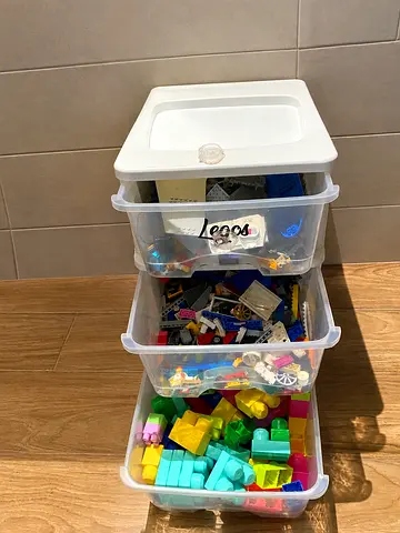 Big box with legos