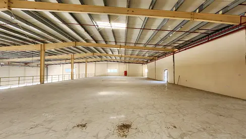 Exceptional Commercial Opportunity in Al Jurf 3 | Massive 31,000 Sq. Ft. Showroom | 19,500 Sq. Ft. Ground Floor | 11,500 Sq. Ft. Mezzanine | Main Road