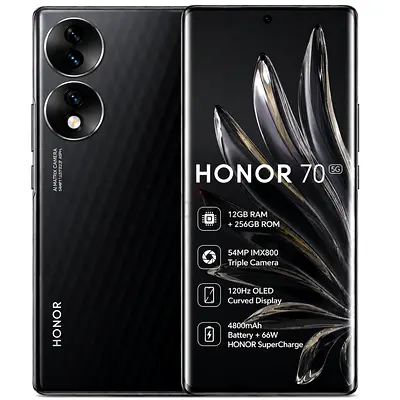 HONOR 70 5G Dual SIM Smartphone – 12GB RAM, 256GB Storage