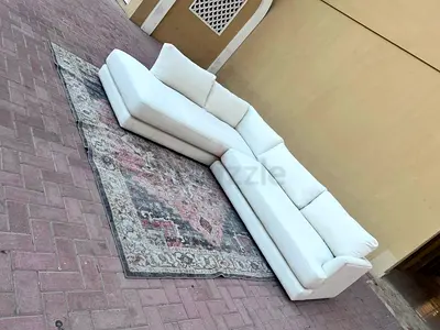 Premium Quality West Elm L Shape Sofa Beige