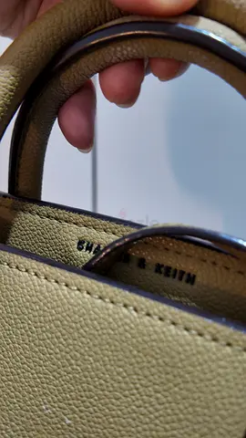 Small mustard yellow Charles & Keith handbag - good condition