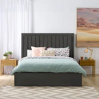 Brand New queen size bed with mattress with storage
