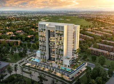 Fairway Residences by Prescott | High-Floor 1BR | 2 Baths | Prime Dubai Sports City