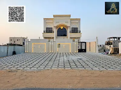 Own a classic villa in Ajman/Al Helio - on an area of ​​4300 square feet - the villa is on two streets, front and back.