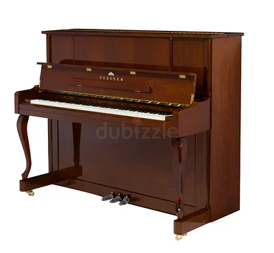 teiner HU-123B Upright Piano – Walnut Brown Finish