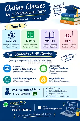 Tutor and teacher