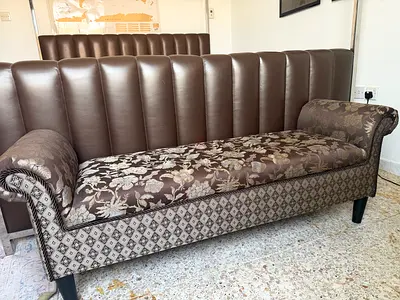 Brown bench for living room or bedroom