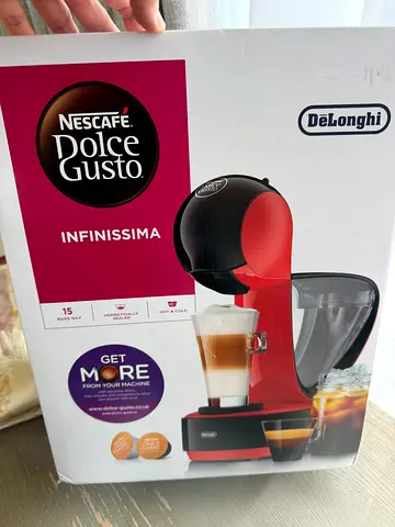 Nescafé Dolce Gusto Infinissima Coffee Machine (Red) - Boxed