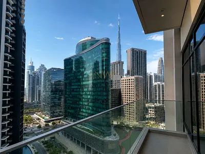 Spacious 1BR | Burj Khalifa and Downtown View