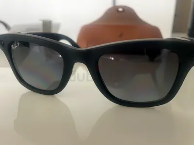 Ray-Ban Wayfarer style sunglasses - black frame, used