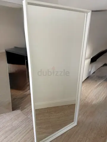 Ikea nissedal mirror white frame