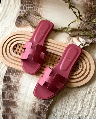 Hermes oran slippers for women