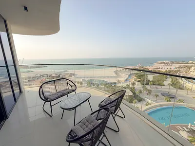 Golden Hour Sea Views | Brand New 2BR + Maid's room Apartment