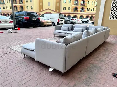 Almost brand new Condition Ikea Sodhremn Corner Ushape Sofa light gray