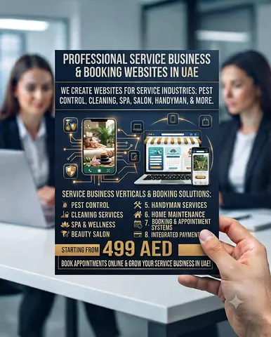 Professional Service Business & Booking Websites in UAE — Starting from AED 499