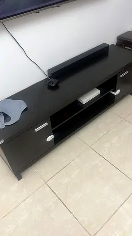 Dark Brown / Espresso TV Console Bench with Storage