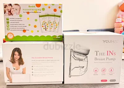 Youha Wearable breast Pump (2 Pcs) + Bimirth milk Bags