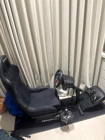 racing simulator chair with shifter for PlayStation