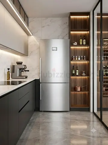 Bosch Series 8 Fridge Freezer – Latest Model, Steel Body, Like New Condition