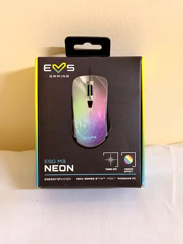 Used EVS Gaming ESG M3 Neon RGB Wired Gaming Mouse - Good Condition