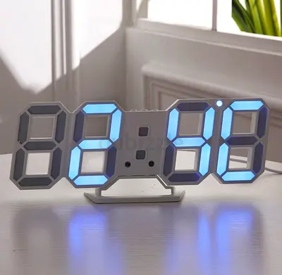 Modern 3D Digital LED Wall and Desk Clock