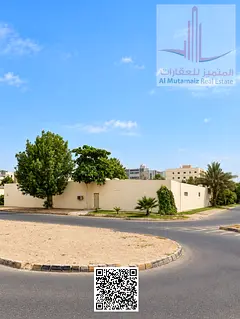 Two Adjacent Investment Plots for Sale in Al Rashidiya 2 Ajman Total Area 12,978 Sq Ft with Multiple