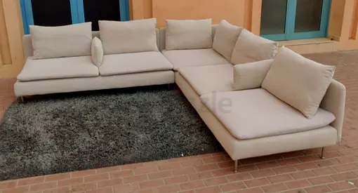 Excellent condition IKEA Sodhremn Corner sofa beige