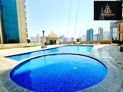 2BHK Chiller AC FREE 2 Master Bedrooms Store Room Hall Closet Built-In Wardrobes Balcony Gym Swimmin