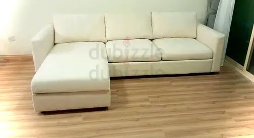 Excellent condition IKEA vimle l'shape sofa bed