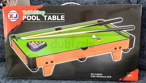 31-Inch Indoor Mini Tabletop Pool Table Billiard Table