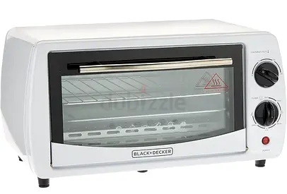 BLACK+DECKER 800W 9L Toaster Oven, 90-230° Temp Setting Double Grill With Convection, Double Glass D