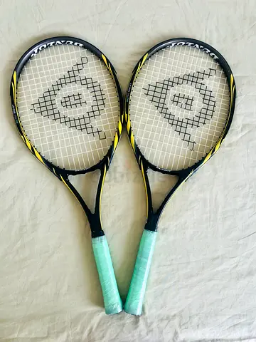 2x Dunlop Biotec 500 Tennis Rackets (27" / Grip 4 1/2) - (NON-NEGOTIABLE)