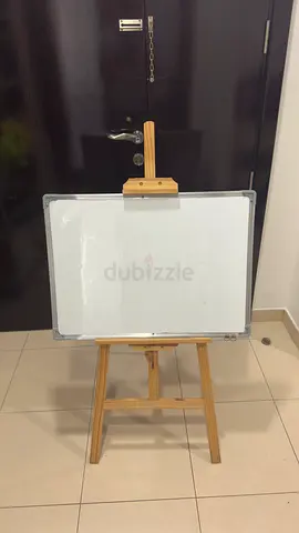 Wooden Artist Easel with Magnetic Whiteboard - Good Condition