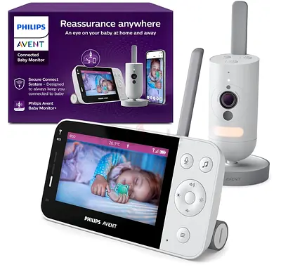 Philips Avent Connected Baby Monitor with Camera and Parent Unit - Perfect Condition