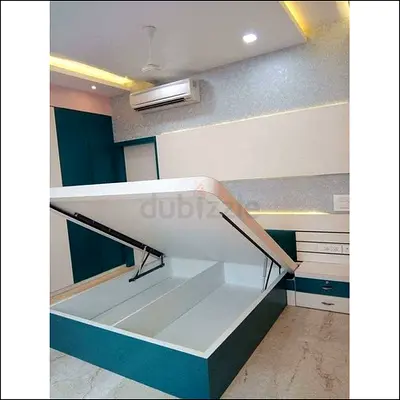 🧸 Comfort Storage Bed – Modern Design with Hydraulic Lift