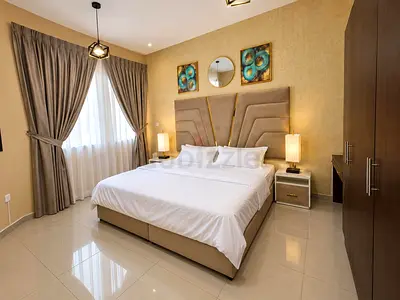 0% COMMISSION, Dubai Marina Luxury master bedroom with attached washroom , near tram/metro station