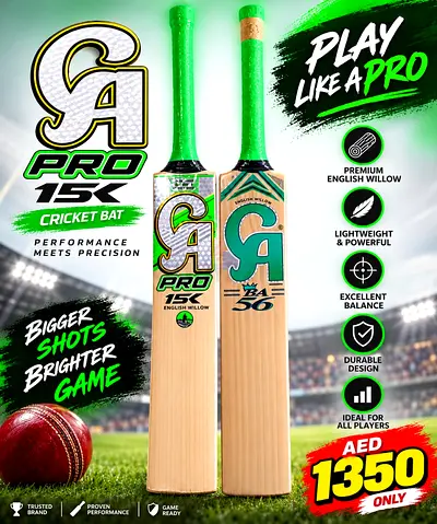 CA Pro 15C English Willow Cricket Bat - Like New