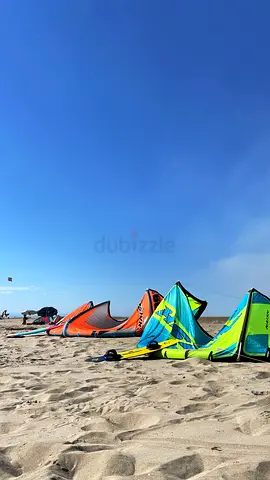 Kiteboarding kites and gear set — multiple kites, good condition. 7m and 9m